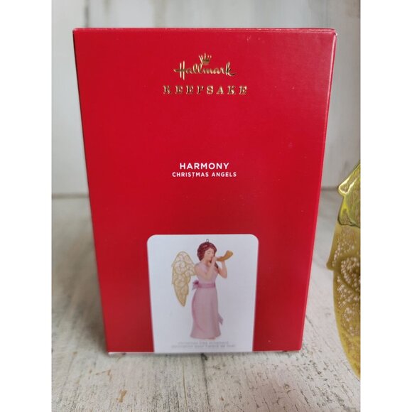 Hallmark Harmony Christmas angels horn ornament Xmas - Picture 6 of 6